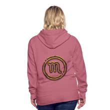 Load image into Gallery viewer, Scorpio 3D Women’s Premium Hoodie - mauve
