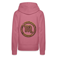 Load image into Gallery viewer, Scorpio 3D Women’s Premium Hoodie - mauve