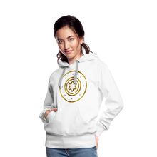 Load image into Gallery viewer, Gold Protection Star 1 Women’s Premium Hoodie - white