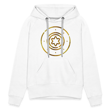 Load image into Gallery viewer, Gold Protection Star 1 Women’s Premium Hoodie - white