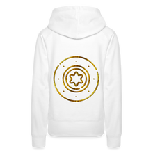 Load image into Gallery viewer, Gold Protection Star 1 Women’s Premium Hoodie - white