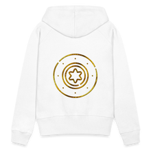 Load image into Gallery viewer, Gold Protection Star 1 Women’s Premium Hoodie - white