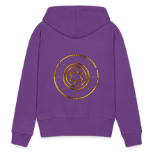 Load image into Gallery viewer, Gold Protection Star 1 Women’s Premium Hoodie - purple 