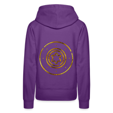 Load image into Gallery viewer, Gold Protection Star 1 Women’s Premium Hoodie - purple 