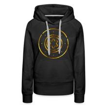 Load image into Gallery viewer, Gold Protection Star 1 Women’s Premium Hoodie - black