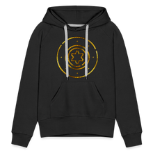 Load image into Gallery viewer, Gold Protection Star 1 Women’s Premium Hoodie - black