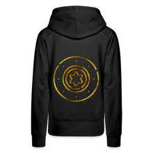 Load image into Gallery viewer, Gold Protection Star 1 Women’s Premium Hoodie - black