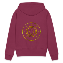 Load image into Gallery viewer, Gold Protection Star 1 Women’s Premium Hoodie - burgundy