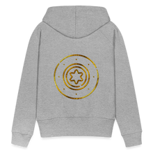 Load image into Gallery viewer, Gold Protection Star 1 Women’s Premium Hoodie - heather grey