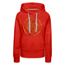 Load image into Gallery viewer, Gold Protection Star 1 Women’s Premium Hoodie - red