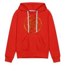 Load image into Gallery viewer, Gold Protection Star 1 Women’s Premium Hoodie - red