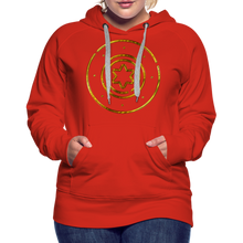 Load image into Gallery viewer, Gold Protection Star 1 Women’s Premium Hoodie - red