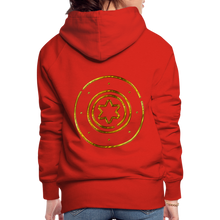 Load image into Gallery viewer, Gold Protection Star 1 Women’s Premium Hoodie - red