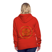 Load image into Gallery viewer, Gold Protection Star 1 Women’s Premium Hoodie - red