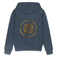 Load image into Gallery viewer, Gold Protection Star 1 Women’s Premium Hoodie - heather denim