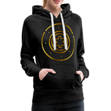 Load image into Gallery viewer, Gold Protection Star 1 Women’s Premium Hoodie - charcoal grey