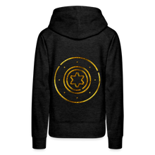 Load image into Gallery viewer, Gold Protection Star 1 Women’s Premium Hoodie - charcoal grey