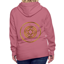Load image into Gallery viewer, Gold Protection Star 1 Women’s Premium Hoodie - mauve