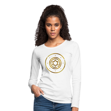 Load image into Gallery viewer, Protection Star Women&#39;s Premium Long Sleeve T-Shirt - white