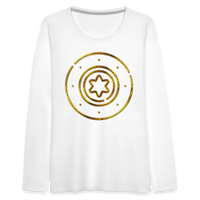 Load image into Gallery viewer, Protection Star Women&#39;s Premium Long Sleeve T-Shirt - white