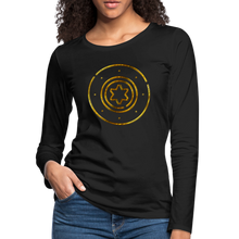 Load image into Gallery viewer, Protection Star Women&#39;s Premium Long Sleeve T-Shirt - black