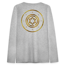 Load image into Gallery viewer, Protection Star Women&#39;s Premium Long Sleeve T-Shirt - heather gray