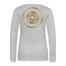 Load image into Gallery viewer, Protection Star Women&#39;s Premium Long Sleeve T-Shirt - heather gray