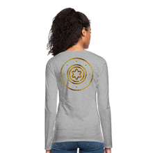 Load image into Gallery viewer, Protection Star Women&#39;s Premium Long Sleeve T-Shirt - heather gray