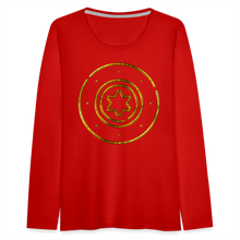 Load image into Gallery viewer, Protection Star Women&#39;s Premium Long Sleeve T-Shirt - red