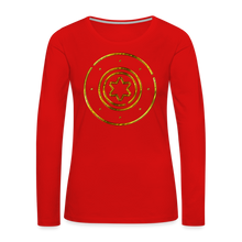 Load image into Gallery viewer, Protection Star Women&#39;s Premium Long Sleeve T-Shirt - red