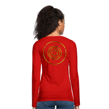 Load image into Gallery viewer, Protection Star Women&#39;s Premium Long Sleeve T-Shirt - red