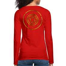 Load image into Gallery viewer, Protection Star Women&#39;s Premium Long Sleeve T-Shirt - red