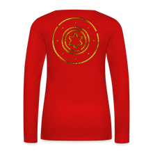 Load image into Gallery viewer, Protection Star Women&#39;s Premium Long Sleeve T-Shirt - red