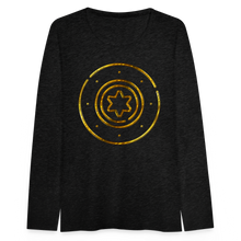 Load image into Gallery viewer, Protection Star Women&#39;s Premium Long Sleeve T-Shirt - charcoal grey