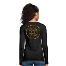 Load image into Gallery viewer, Protection Star Women&#39;s Premium Long Sleeve T-Shirt - charcoal grey