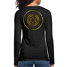 Load image into Gallery viewer, Protection Star Women&#39;s Premium Long Sleeve T-Shirt - charcoal grey
