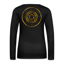 Load image into Gallery viewer, Protection Star Women&#39;s Premium Long Sleeve T-Shirt - charcoal grey