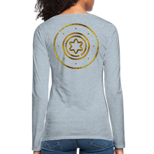 Load image into Gallery viewer, Protection Star Women&#39;s Premium Long Sleeve T-Shirt - heather ice blue