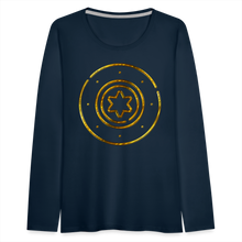 Load image into Gallery viewer, Protection Star Women&#39;s Premium Long Sleeve T-Shirt - deep navy