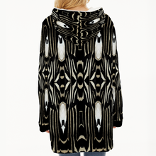 Load image into Gallery viewer, Custom Ladies Long Plush Thicker Hoody Zipper hoodie jacket [250g Flannel]