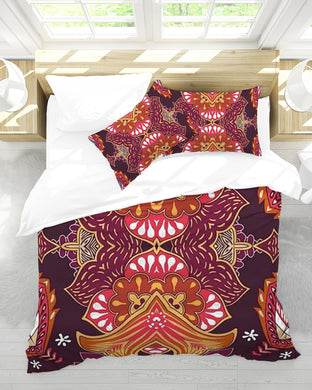 Temple 1 Queen Duvet Cover Set