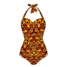 Indlæs billede til gallerivisning Melanga 1 Women&#39;s Halterneck One Piece Swimsuit