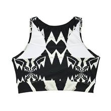 Load image into Gallery viewer, High Neck Crop Bikini Top (AOP)