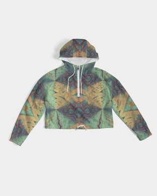 ostara25 Women's Cropped Windbreaker