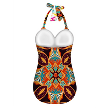 Load image into Gallery viewer, Anielle 1 Women&#39;s Halterneck One Piece Swimsuit