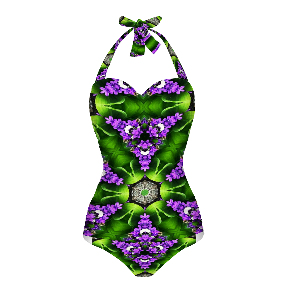 Violeta 1 Women's Halterneck One Piece Swimsuit