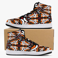 Indlæs billede til gallerivisning 209. High-Top Leather Sneakers - White / Black