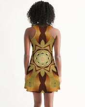 Cargar imagen en el visor de la galería, Wood Gold 1 Women&#39;s Racerback Dress