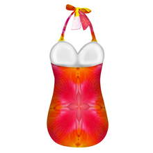 Afbeelding in Gallery-weergave laden, Reina 1 Women&#39;s Halterneck One Piece Swimsuit