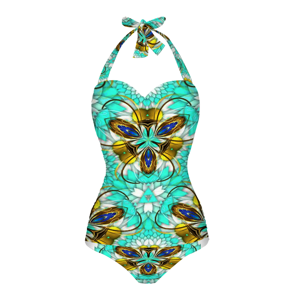 Mirena 1 Women's Halterneck One Piece Swimsuit